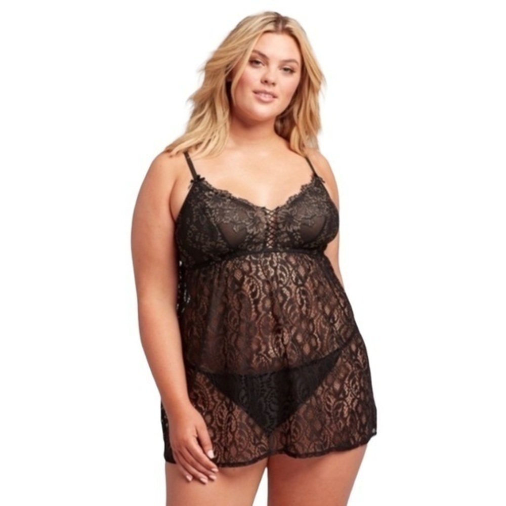 Lane Bryant Lace No-Wire Babydoll